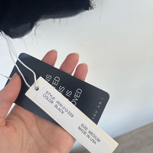 NWT ARE YOU AM I Zylle Dress Black - Picture 7 of 14